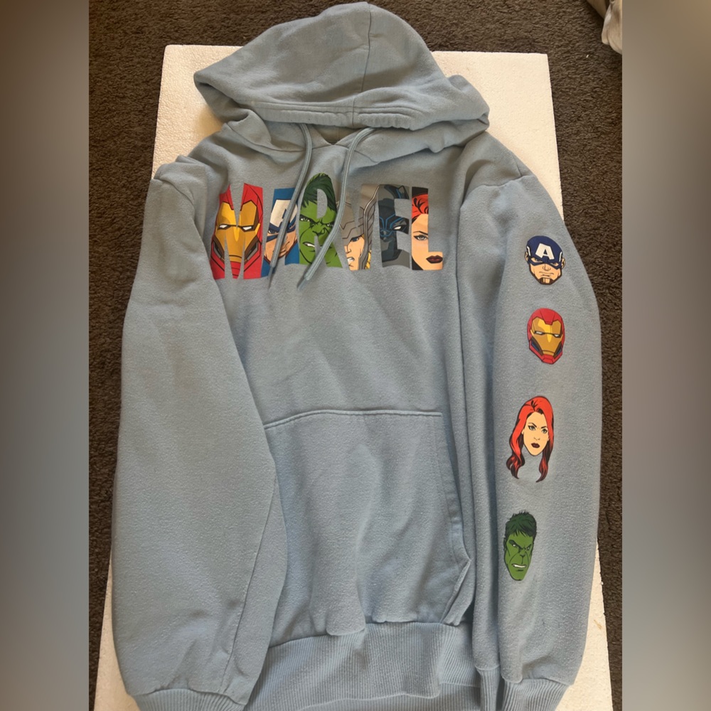 Blue Marvel Avenger Hoodie